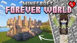 Making My Iron Golem Farm Aesthetic | Forever World EP.4