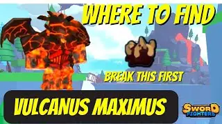 Roblox Sword Fighters Simulator // Where to Find Vucanus Maximus for High Havens Quest