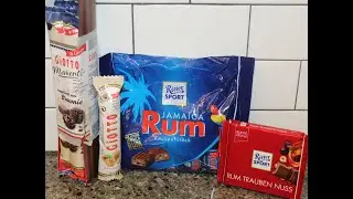 Giotto: Traditional & Brownie and Ritter Sport: Rum, Grapes & Nuts and Jamaica Rum Review