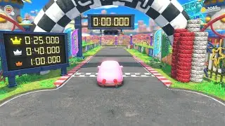 Kirby and the Forgotten Land 100% Walkthrough Part 29: Circuit Speedway
