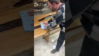 🌿 Handmade Walnut River Table | Epoxy Resin Masterpiece | Custom Wood Furniture #handmade #epoxy