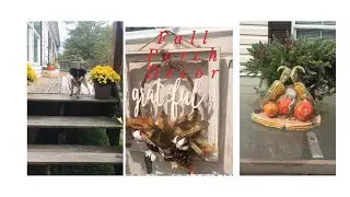 Fall porch decorate with me| Fall 2019