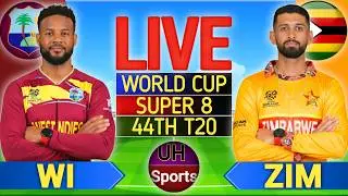 🔴LIVE: WI Vs ZIM, T20 Live Cricket Match Today, T20 World Cup 2026 | Live Match Score & Commentary