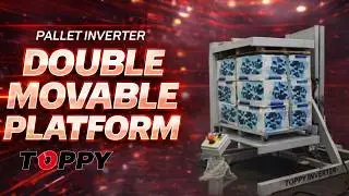 Pallet Inverter - DOUBLE MOVABLE PLATFORM (Boxes)