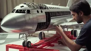 Man Building a Giant 6 Meter RC Jet Plane &ndash; Full Scale Replica from Scratch