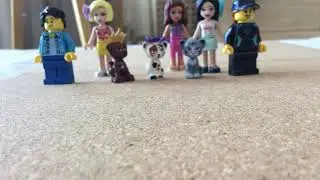 Funny LEGO mini figures show stop motion funny kids home activities 搞笑视频