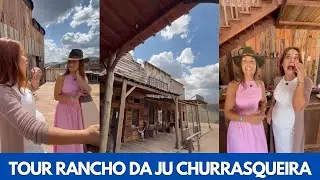 MAIRA FAZ UM TOUR PELO RANCHO DA JU CHURRASQUEIRA 
