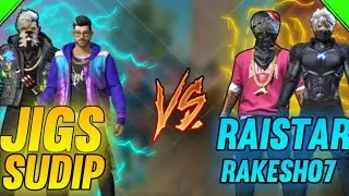 Jigs and Raistar VS Rakesh and Sudip sarkar🔥 Friendly Custom- GARENA FREFEFIRE