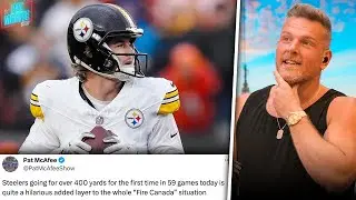 Steelers Went Off For 400 Yards & Massive Win First Game After Firing Matt Canada | Pat McAfee React