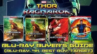 THOR: RAGNAROK - 4K / BLURAY UNBOXING (BLURAY, 4K, BEST BUY, TARGET) - BLURAY BUYERS GUIDE