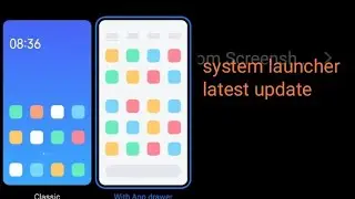Miui 12 system launcher install in miui 11