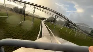 Wir fahren den Wiegand Coaster Kart Testaufbau im Werk von Wiegand - POV