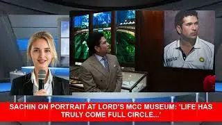 Sachin On Portrait At Lords MCC Museum Life Has Truly Come Full Circle