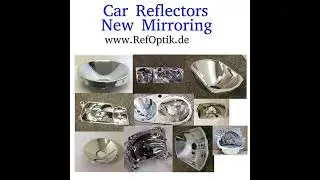Classic car/youngtimer headlights/reflectors: re-silvering and recoating