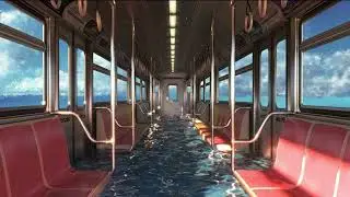 Calm Study Music 🎧 | Inside a Train with Ocean Views 🌊