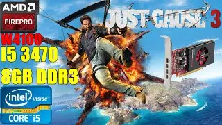 Just Cause 3 - Core i5 3470 + AMD FirePro W4100 2GB - Benchmark Test | Soul Z Gaming