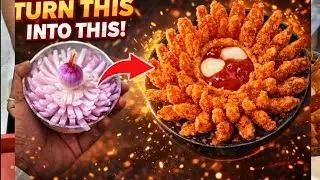 Australian Fry Blooming Onion Making in Kolhapur 😍 | Street Food India
