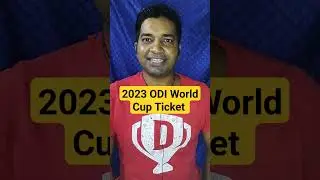 2023 ODI World Cup Ticket