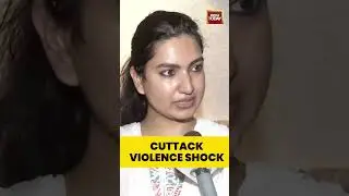 Cuttack Police Patrol Sensitive Areas After Violent Clash Between VHP and Police Last Night