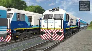 Open rails Argentina | Linea Sarmiento - MTF3300 en el Moreno - Mercedes Multiplayer