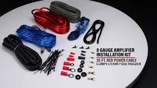 BOSS Audio Systems R1100MK Car Amplifier & 8 Gauge Wiring Kit