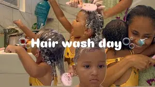 Hair wash day at home #hair #1million