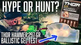 How effective are the THOR HAMMER Muzzleloader Bullets? | 100-yard Ballistic Gel Test