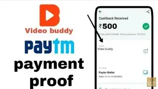 Videobuddy payment proof I earn ₹7143 Ruppes with live proof