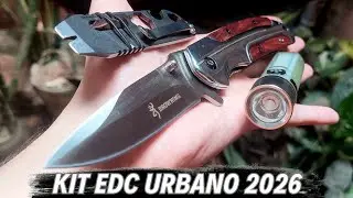 MEU EDC URBANO COMPACTO PARA 2026. #edc #canivete #edcorganizer #kit 
