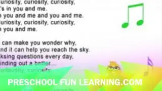 Curiosity Song Preschool Fun Learning Sing a Long Music