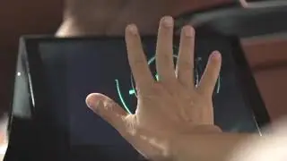 Smart Driving with Holographic Touch Display Technology