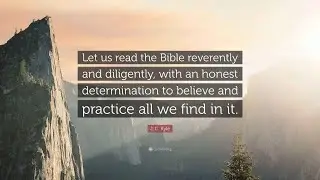 Reading Scripture: What it Says & Means - Matthew 5:17-20; 28:18-20