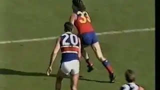Fitzroy vs Footscray Highlights: Round 19, 1990
