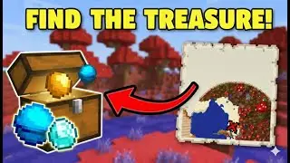 How to Find & Use a TREASURE MAP in Minecraft (Buried Treasure Guide)