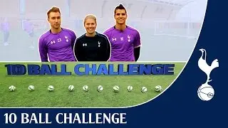 10 Ball Challenge ! Eriksen VS Lamela !