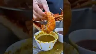 Lobster drenched in sauce and butter. #shorts