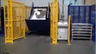 PALOMAT pallet dispensers/ pallet magazins and Pallet Changers at a pharmaceutical company