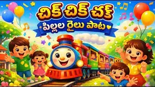 చిక్కు బుక్కు రైలు 🚂 | Telugu Kids Song | Chikku Bukku Railu