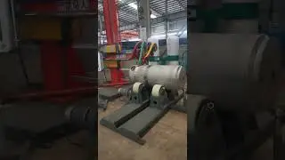 Tank and dished end polishing machine