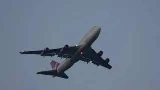 Virgin Atlantic B747 [G-VBIG] Home Spotting | Takeoff Hamburg