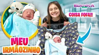 MEU IRMÃOZINHO NASCEU! FELIZ DEMAIS 💙- BIANKA