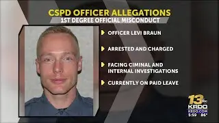 Colorado Springs police officer arrested for First Degree Official Misconduct