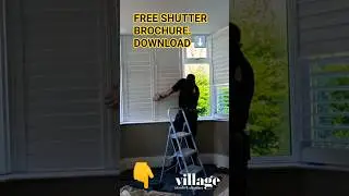 Watch This Window Shutter Fast Installation in 30 Seconds | Download the Brochure! 🪟#timelapse