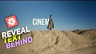 Text Reveal Effect by Walking in Kinemaster - Like Adobe Premiere Pro