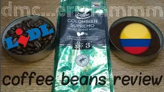 Обзор кофейных зерен Lidl Deluxe Colombian Supremo.