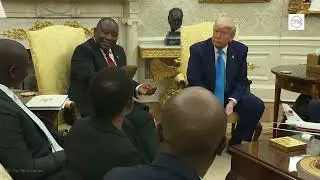 (FULL VIDEO) Trump confronted South Africa&rsquo;s president with racial fire & refugee fury