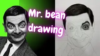 Mr. Bean realistic drawing || Mr.bean || Part - 1 😍