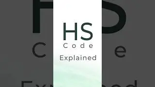 HS CODE Explained                                                                 #shorts