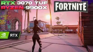 Fortnite / RTX 3070 TUF, Ryzen 9900X / Season 7 - Max VS Low