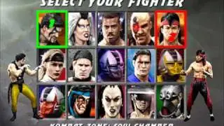 Mortal Kombat 3 (UMK3) - Character Select